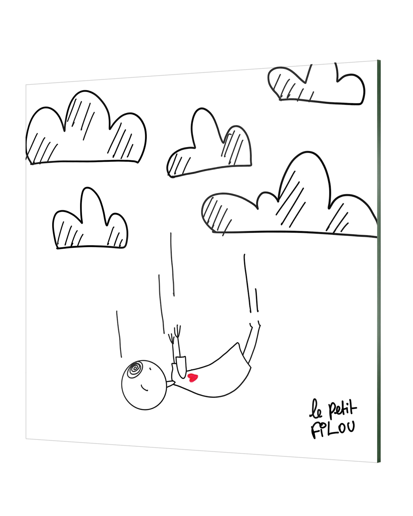 le petit Filou et la chute